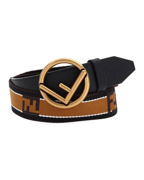 fendi forever logo buckle belt|Fendi.